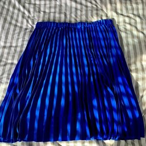 Eloquii Blue A-Line Skirt